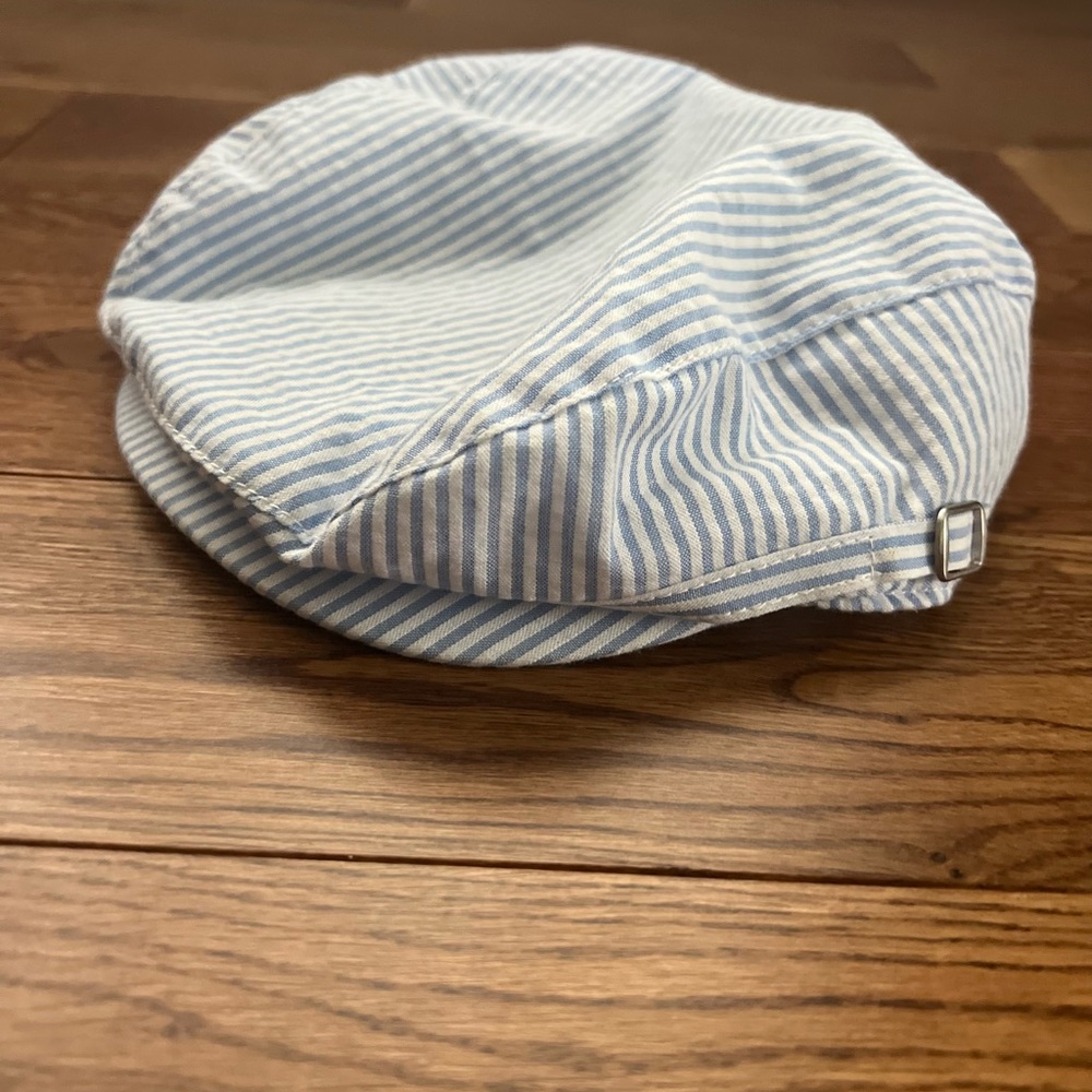 Janie and Jack Gingham Newsboy Cap